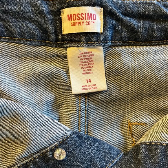 Women's Mossimo Supply Co. Denim Mini Skirt Size 14 - Picture 3 of 9